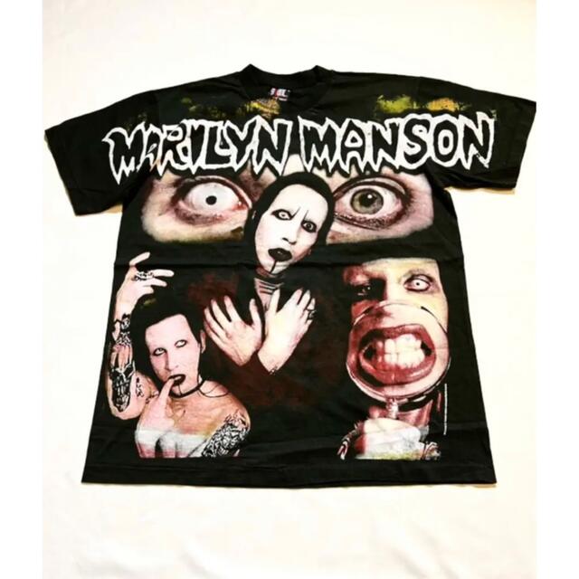 ヴィンテージ古着【希少】Marlyn Manson バンドTシャツ　XL 両面プリント