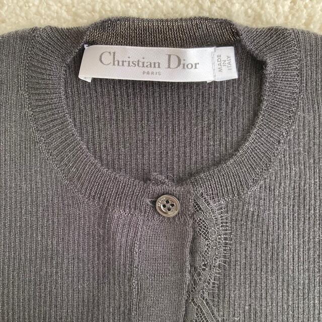 Christian Dior(クリスチャンディオール)の新品  未使用  ディオール  カーディガン  リブ  DIOR レディースのトップス(カーディガン)の商品写真