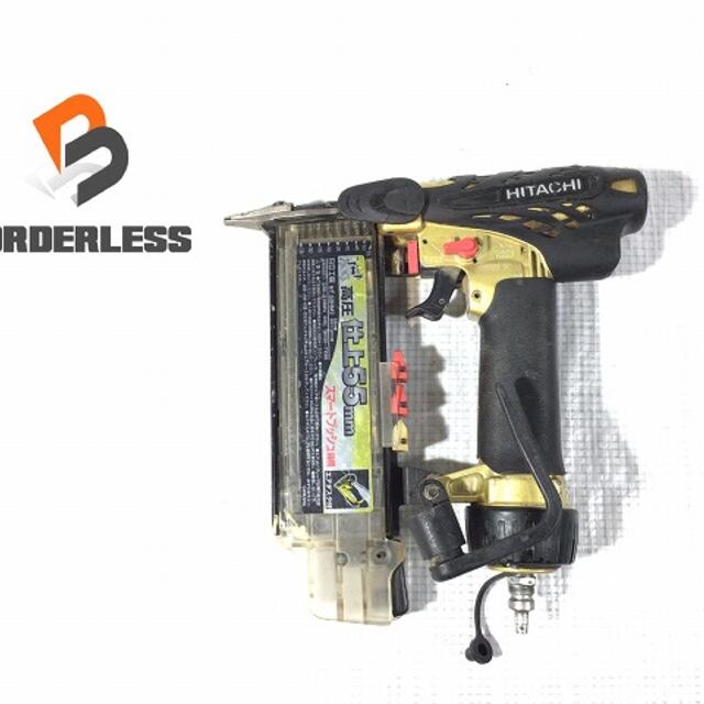 美品 日立工機 高圧仕上釘打機 NT55HM2 フィニッシュネイラー DIY