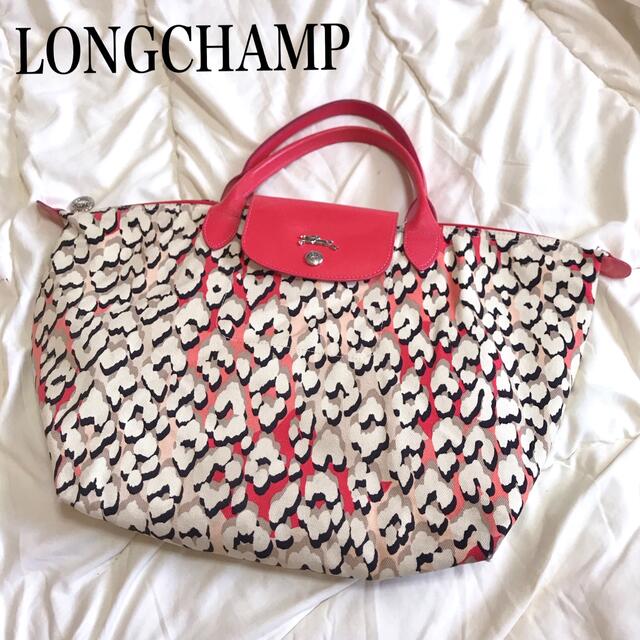 LONGCHAMP(ロンシャン)のLONGCHAMP ロンシャン レオパード トートバッグ 軽量 マルチカラー レディースのバッグ(トートバッグ)の商品写真