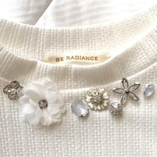 ビーラディエンス(BE RADIANCE)の【BE RADIANCE】ビジュートップス(カットソー(半袖/袖なし))