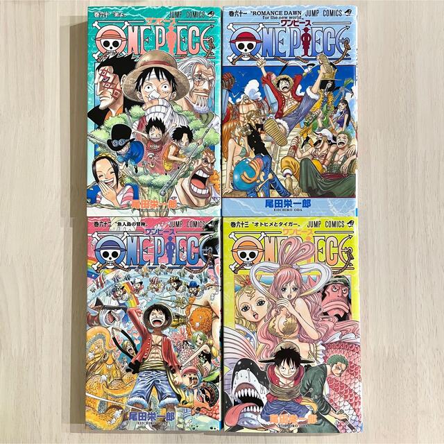 リコニ様専用ONE PIECE ワンピース 60巻〜64巻【初版】 | フリマアプリ ラクマ