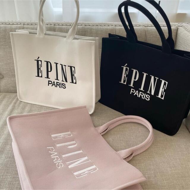 【限定】epine PARIS bag エピヌ パリ バッグ トートバッグ 黒