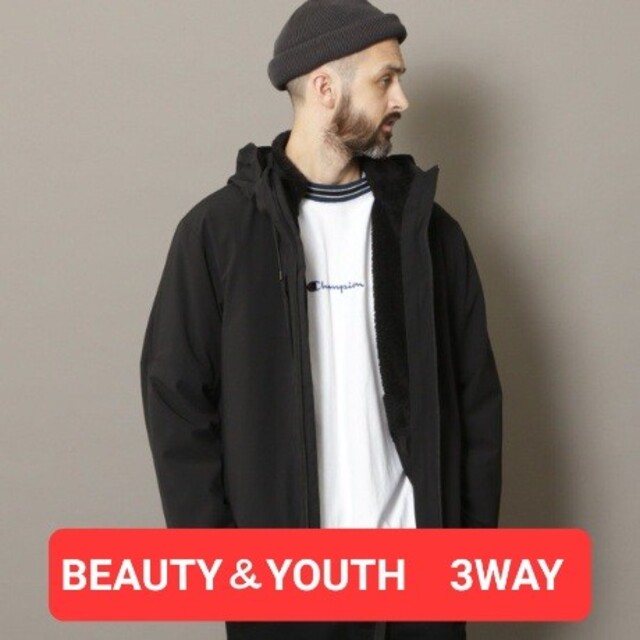 BEAUTY&YOUTH UNITED ARROWS(ビューティアンドユースユナイテッドアローズ)のBEAUTY ＆ YOUTH　マウンテンパーカー　S メンズのジャケット/アウター(マウンテンパーカー)の商品写真