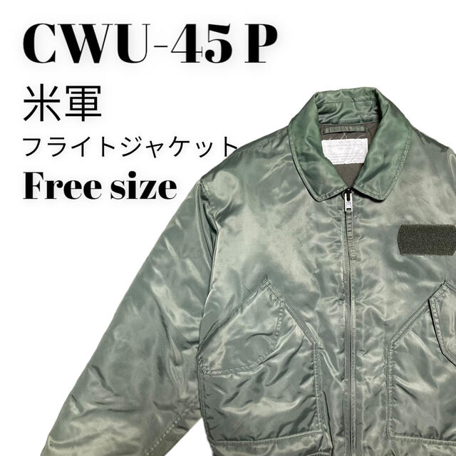 超激レア CWU-45 P 米軍フライトジャケット 美品 カーキ Free