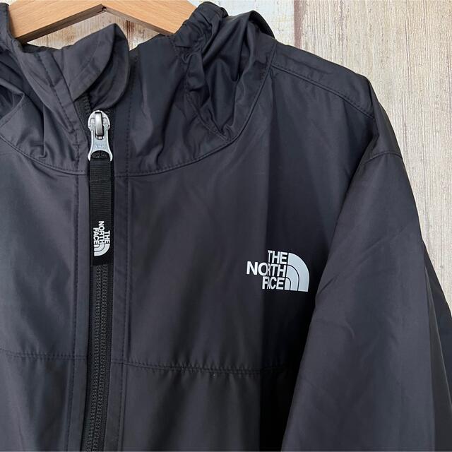 【海外限定】TNF ジュニア ウィンドブレーカー  ブラック 黒 150cm