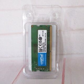 新品 ノートパソコン 8GB増設メモリ Crucial CT8G4SFRA266(PCパーツ)