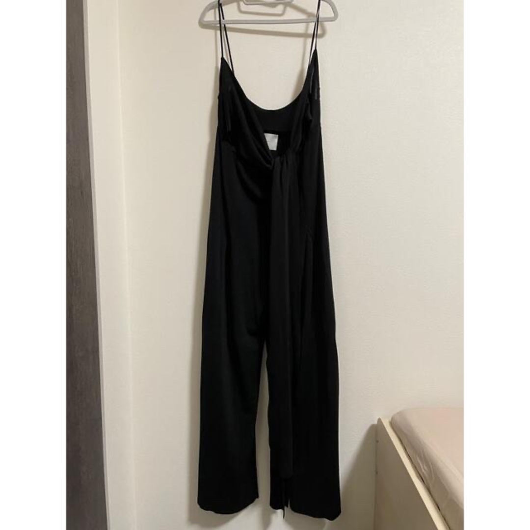 mame(マメ)のTAN WRAPED JUMPSUIT [BLACK] レディースのパンツ(カジュアルパンツ)の商品写真