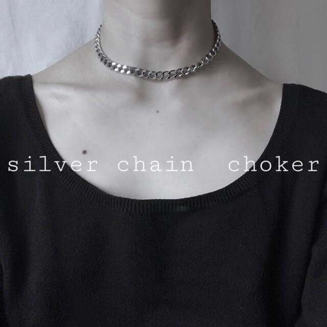 TOGA(トーガ)の再入荷　silver chain choker レディースのアクセサリー(ネックレス)の商品写真