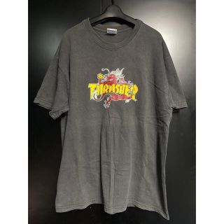 スラッシャー(THRASHER)の90'S 当時物　THRASHER  ドラゴンTシャツ　ヴィンテージ　サイズL(Tシャツ/カットソー(半袖/袖なし))