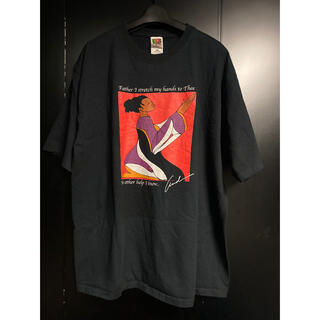 90'S 当時物　アートTシャツ　ヴィンテージ　サイズXL(Tシャツ/カットソー(半袖/袖なし))