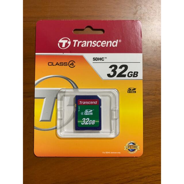 Transcend(トランセンド)のSDカード　32GB スマホ/家電/カメラのPC/タブレット(PC周辺機器)の商品写真