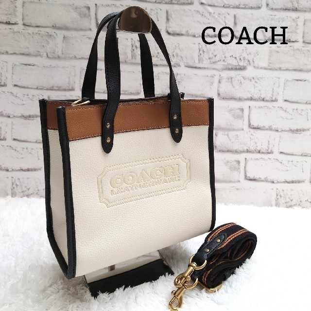 新品未使用 COACH 2way レザー トートバッグ ショルダーバッグ