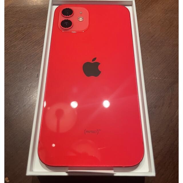 Apple - 【新品】iPhone12 本体 レッド64GB SIMフリー　applecare