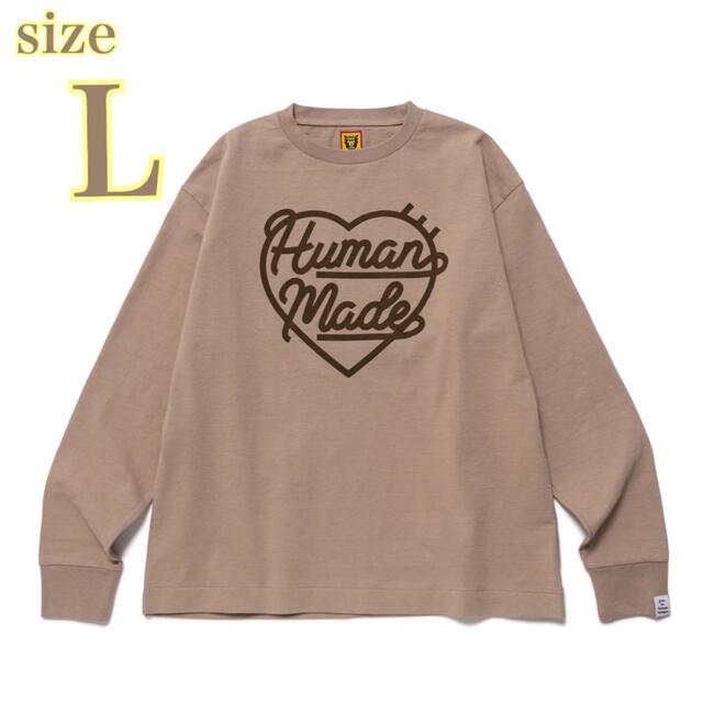 HUMAN MADEヒューマンメイドHEART L/S T-SHIRT 白 L