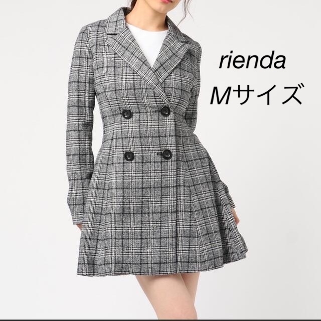 rienda(リエンダ)のrienda wテーラー ジャケット ワンピース レディースのジャケット/アウター(テーラードジャケット)の商品写真