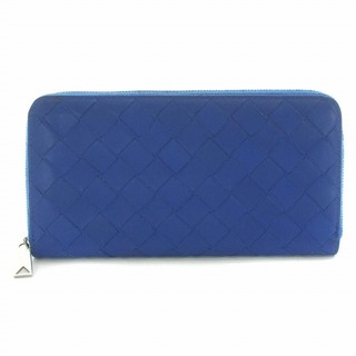 ボッテガ(Bottega Veneta) 長財布(メンズ)（ブルー・ネイビー/青色系 