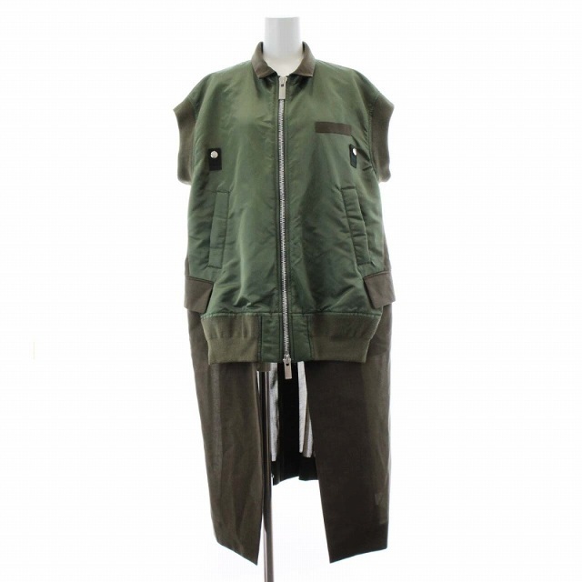 サカイ sacai 21SS Bomber Vest 121-05404-hybridautomotive.com