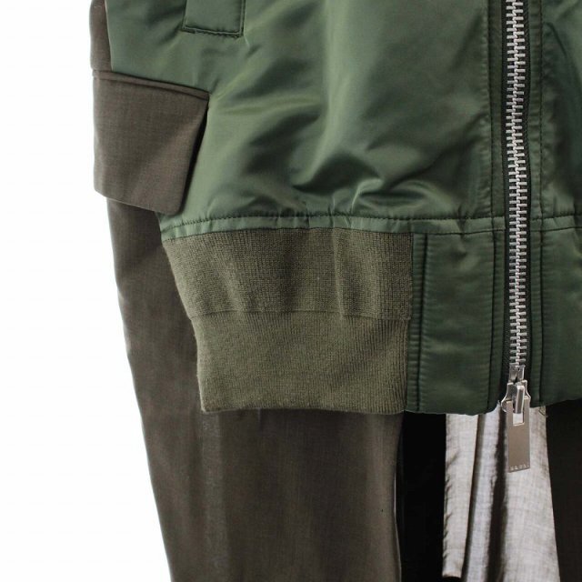 サカイ sacai 21SS Bomber Vest 121-05404-hybridautomotive.com