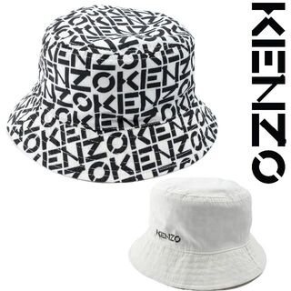 ケンゾー(KENZO)の新品 2022SS KENZO ケンゾー ロゴ リバーシブル バケット ハット(ハット)