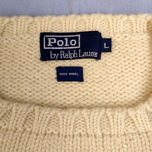 POLO RALPH LAUREN - POLO RALPH LAUREN WOOL100% ミドルゲージニット