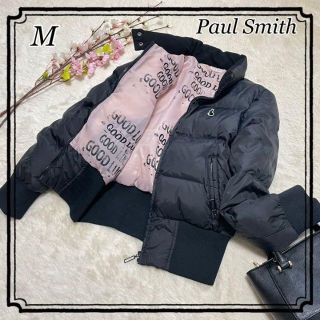 ポールスミス(Paul Smith)の【PaulSmith】ポールスミスPink 内柄 うさぎ刺繍 ダウンジャケットM(ダウンジャケット)