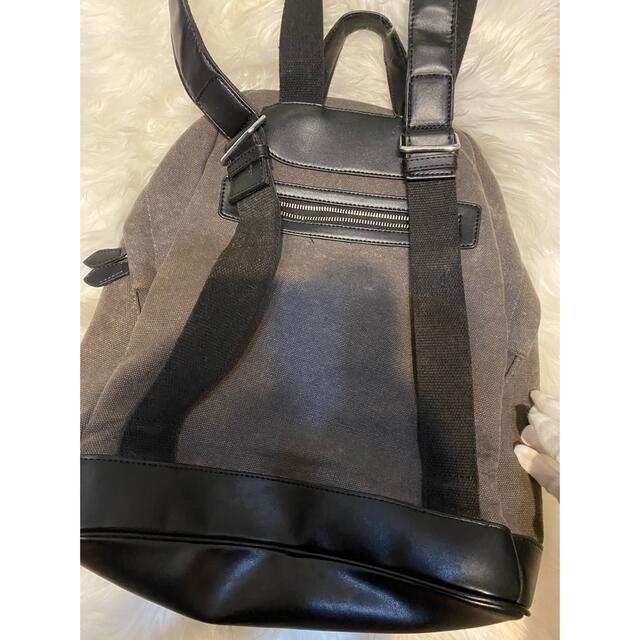 【美品】BALENCIAGA バレンシアガ  キャンバス　レザーバッグパック