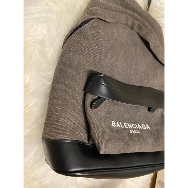 【美品】BALENCIAGA バレンシアガ  キャンバス　レザーバッグパック