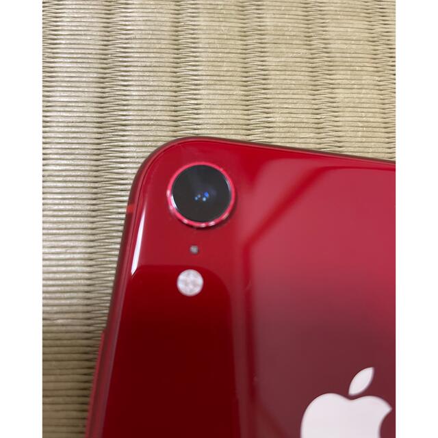 iPhone(アイフォーン)の箱有りiPhone XR 128G RED スマホ/家電/カメラのスマートフォン/携帯電話(スマートフォン本体)の商品写真