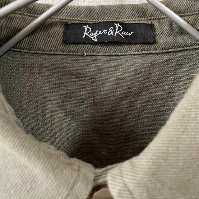 Roger&Raw ネイティブ柄 ミリタリー シャツ レディースのトップス(シャツ/ブラウス(長袖/七分))の商品写真