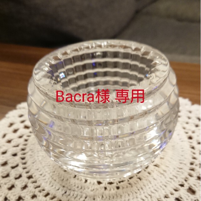 Baccarat(バカラ)のBacra様専用★バカラBaccaratキャンドルスタンド アイ インテリア/住まい/日用品のインテリア小物(置物)の商品写真