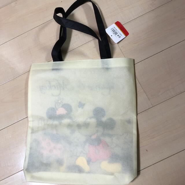 ミッキーマウス(ミッキーマウス)のディズニー ミッキー＆ミニー不織布トートバッグ エンタメ/ホビーのコレクション(ノベルティグッズ)の商品写真