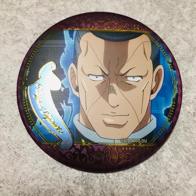 ジョジョの奇妙な冒険 アニメ展 10周年記念展 缶バッジ 虹村億泰