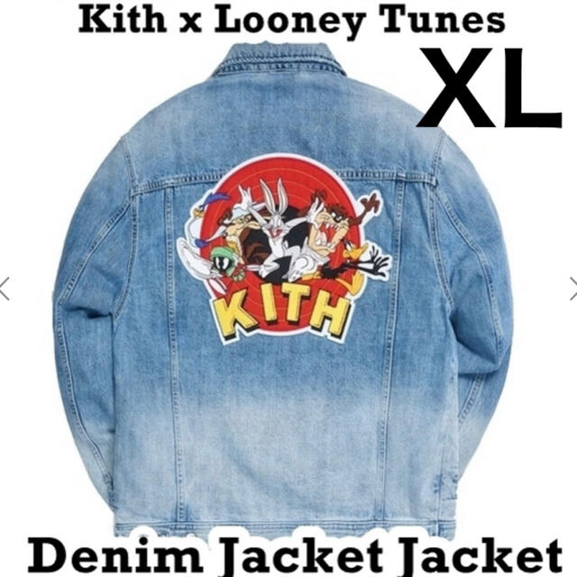 KITH X LOONEY TUNES DENIM JACKET XL