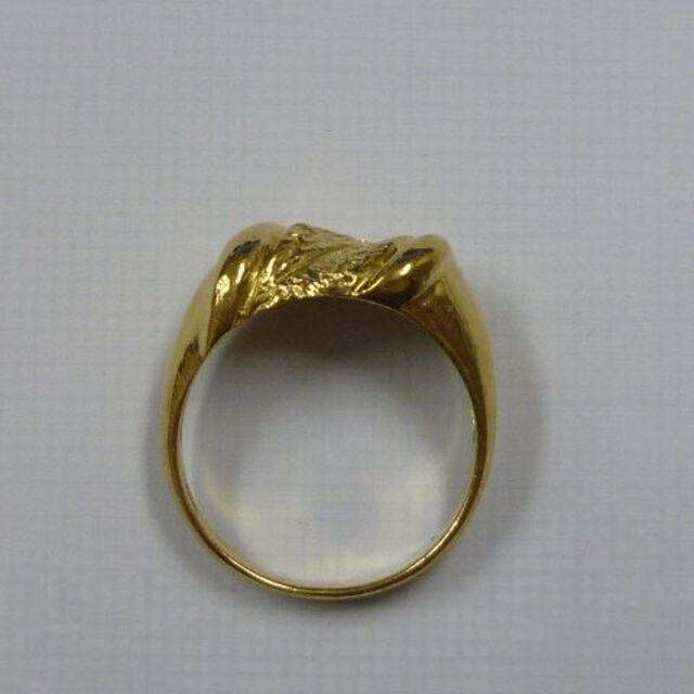 美品『USED』 K18 デザインリング リング・指輪 ダイヤモンド 0.4ct 6.0g 11号