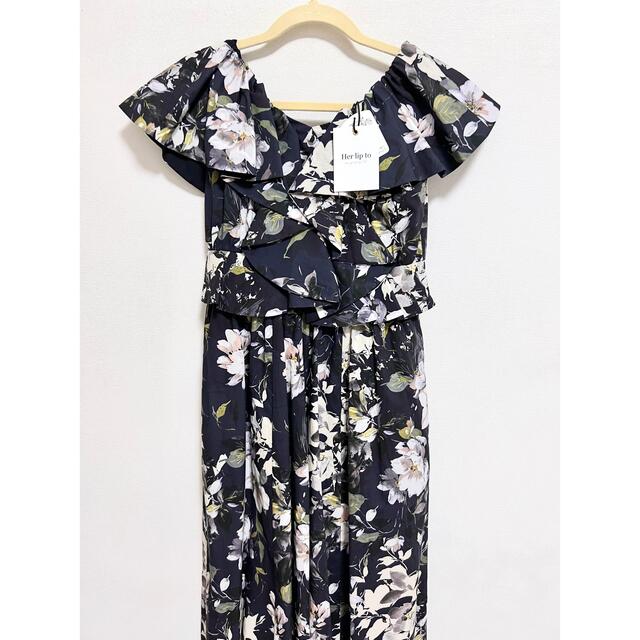 Anemone Ruffled long Dress【her lip to 】-