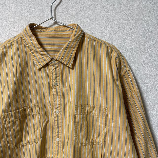 古着 ストライプシャツ ランダムストライプ メンズのトップス(シャツ)の商品写真