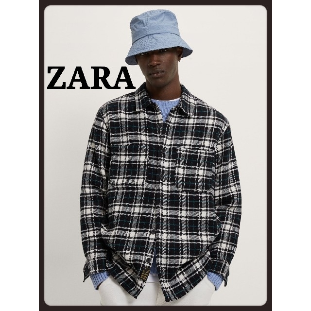 ZARA - ZARAザラ☆リラックスフィット ポケット付きチェック柄 ZARA - ZARAザラ☆リラックスフィット ポケット付きチェック柄