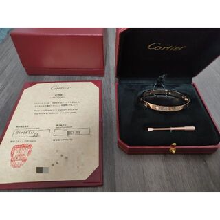 Cartier - カルティエ  ローズゴールドau750 ダイヤモンド ブレスレットM