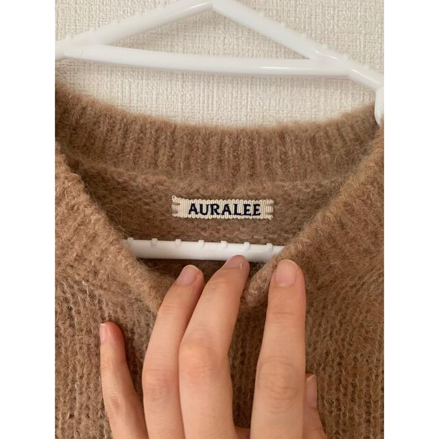 ベスト♢ AURALEE - AURALEE オーラリー アルパカウールニットベスト