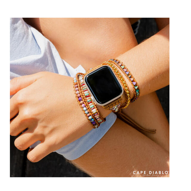 Apple Watch(アップルウォッチ)のCAPE DIABLO アップルウォッチ　バンド スマホ/家電/カメラのスマホアクセサリー(その他)の商品写真