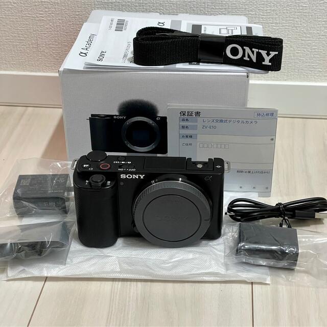 SONY - 美品 VLOGCAM ZV-E10 ボディ ブラックの通販 by カツヲ's shop