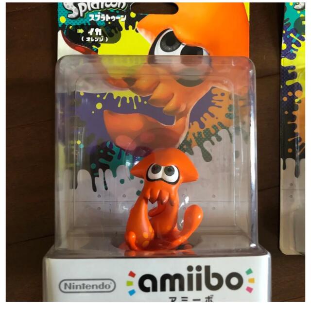 Nintendo Switch(ニンテンドースイッチ)の限定色　パープル　ボーイ　オレンジ　イカ　スプラトゥーン　アミーボ　amiibo エンタメ/ホビーのフィギュア(ゲームキャラクター)の商品写真
