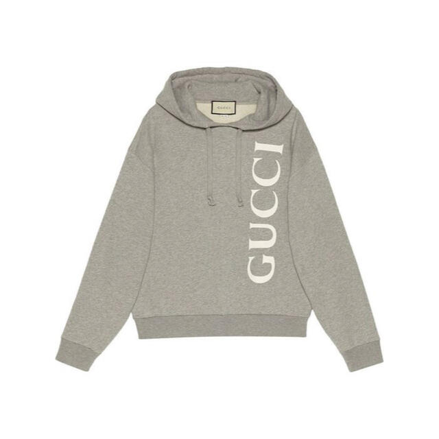 Gucci(グッチ)のGUCCI ロゴ プリント グッチ パーカー スウェットシャツ XS 美品 メンズのトップス(パーカー)の商品写真