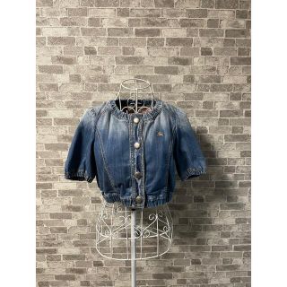 バーバリーブルーレーベル(BURBERRY BLUE LABEL)の最終お値下げ　BURBERRY   ショートGジャン　サイズ38(Gジャン/デニムジャケット)