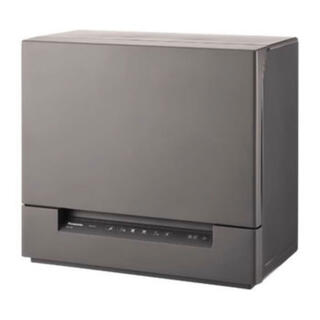 パナソニック(Panasonic)の食洗機 スリムタイプ スチールグレー NP-TSK1-H(食器洗い機/乾燥機)