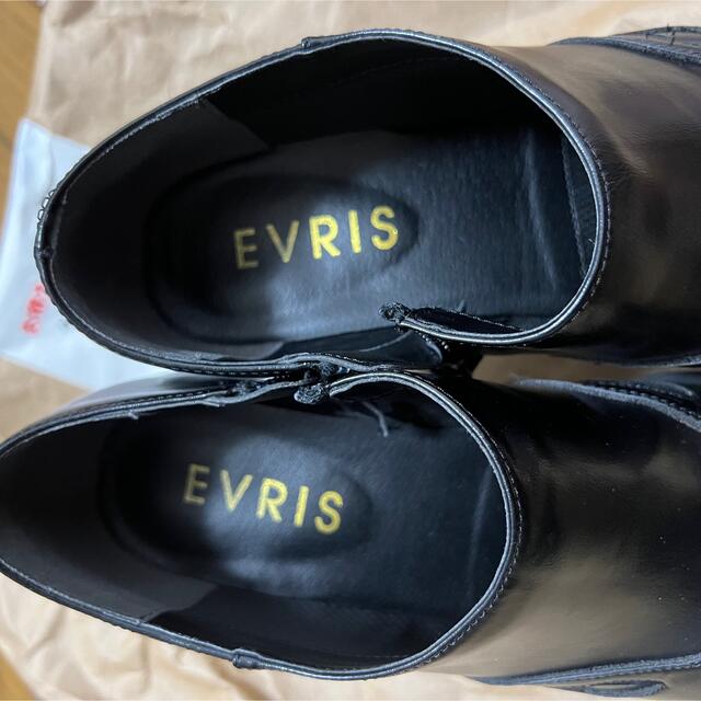 EVRIS(エヴリス)のevris 厚底 ブーツ カッティングアンクルシューズ チャンキーヒール レディースの靴/シューズ(ブーツ)の商品写真