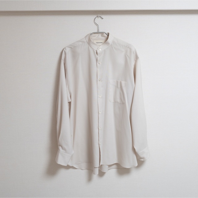 MARKAWARE  COMFORT FIT BAND COLLAR SHIRT