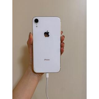 アイフォーン(iPhone)のiPhoneXR 128GB ホワイト 白(スマートフォン本体)