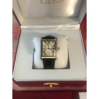 Cartier - 未使用に近い カルティエ タンクソロ SM レディース クオーツ / 腕時計